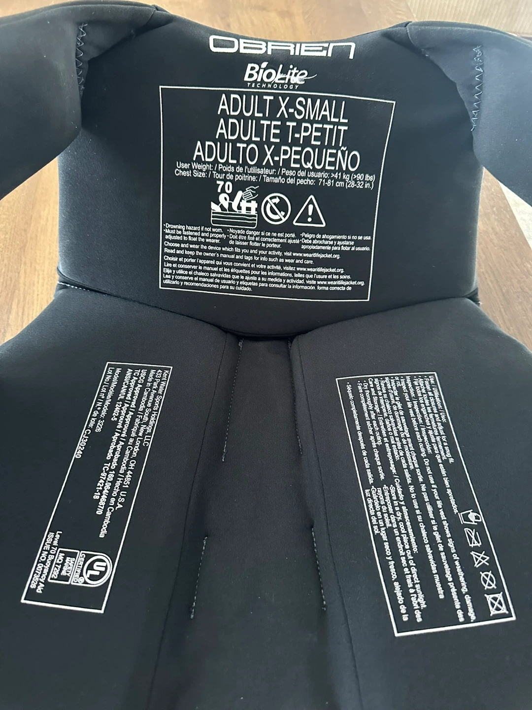 O'Brien Adult X-Small Life Vest - photo 4