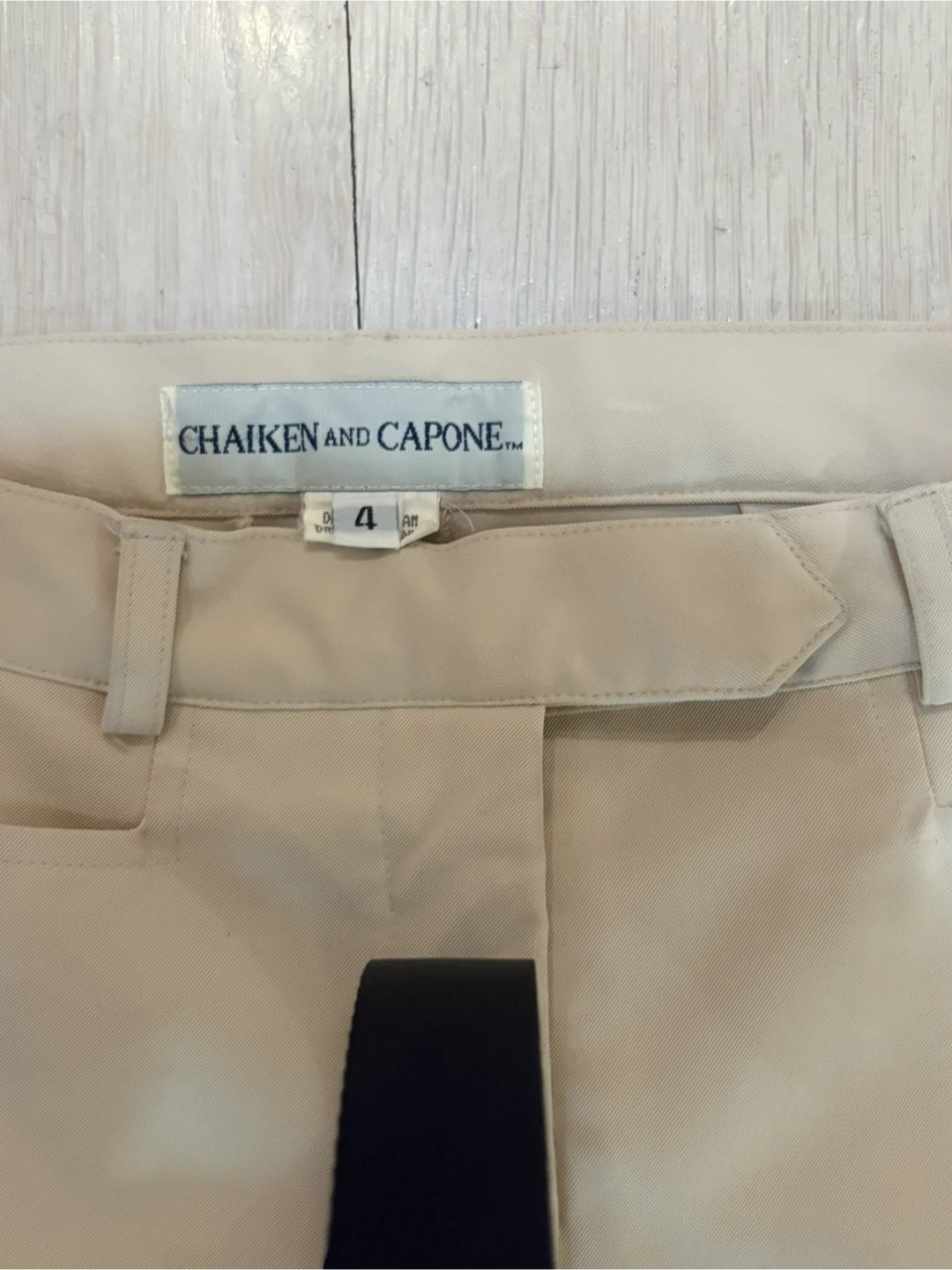 Vtg CHAIKEN AND CAPONE Flared Trousers Bootcut Pants Size 4 - photo 2