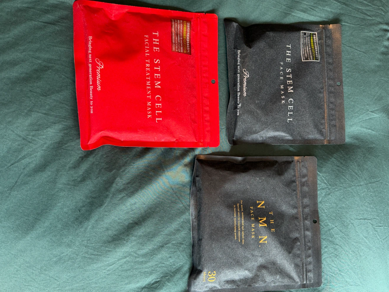 The Stem Cell & The NMN Face Masks (3 Pack)