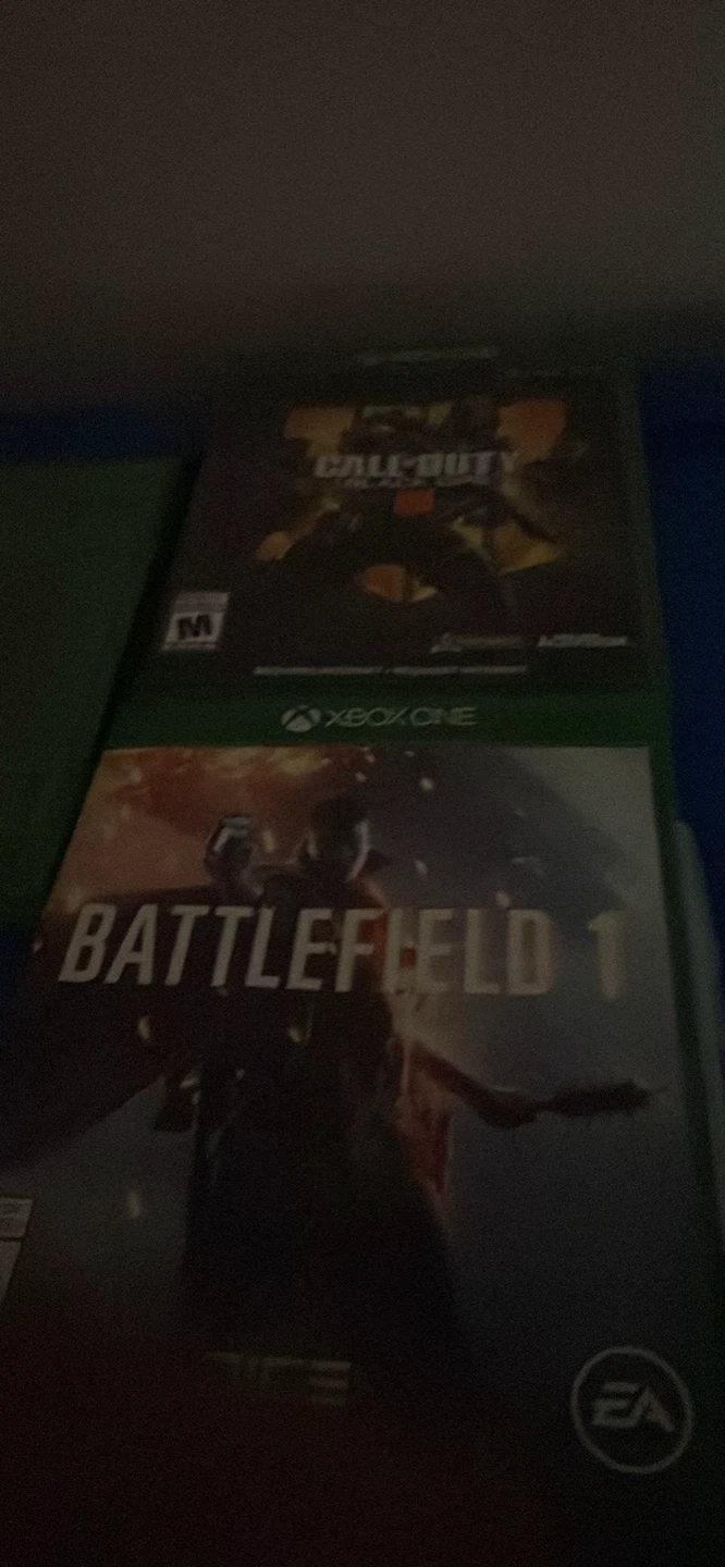 Call of Duty Black Ops and Battlefield 1 for Xbox One