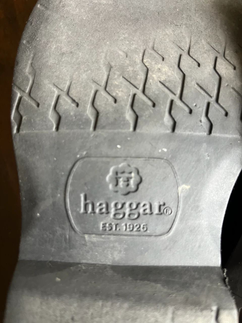 Haggar Men's Brown Leather Dress Shoes Size 8 - photo 3