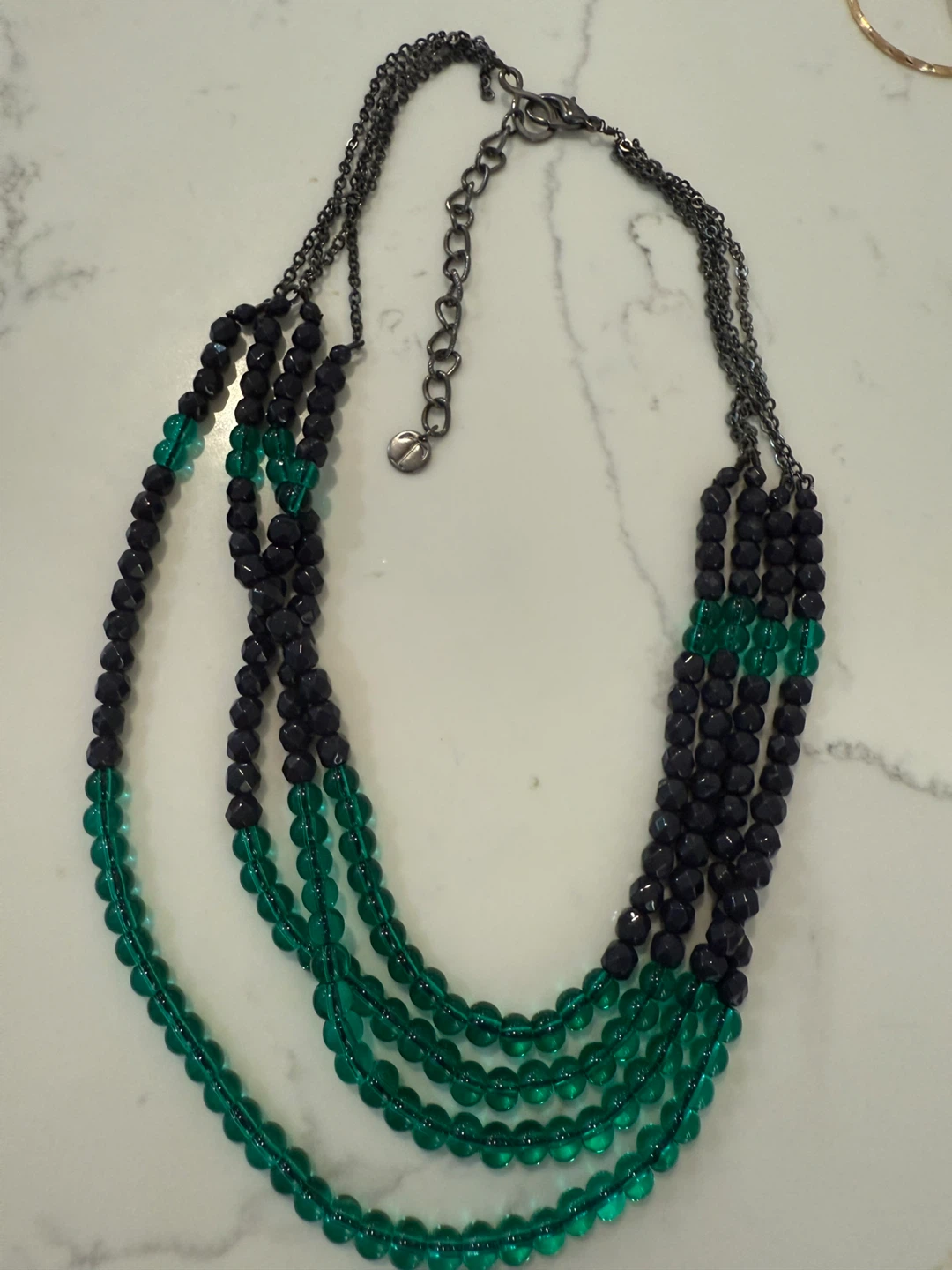 Chico's multi-strand beaded necklace