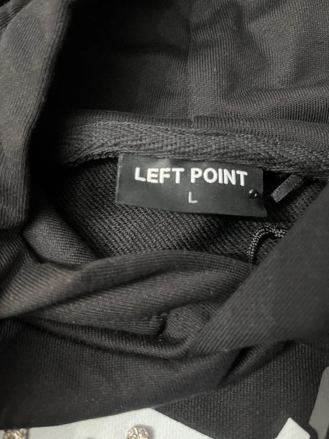 Left Point Saints Culture Black Hoodie - photo 4