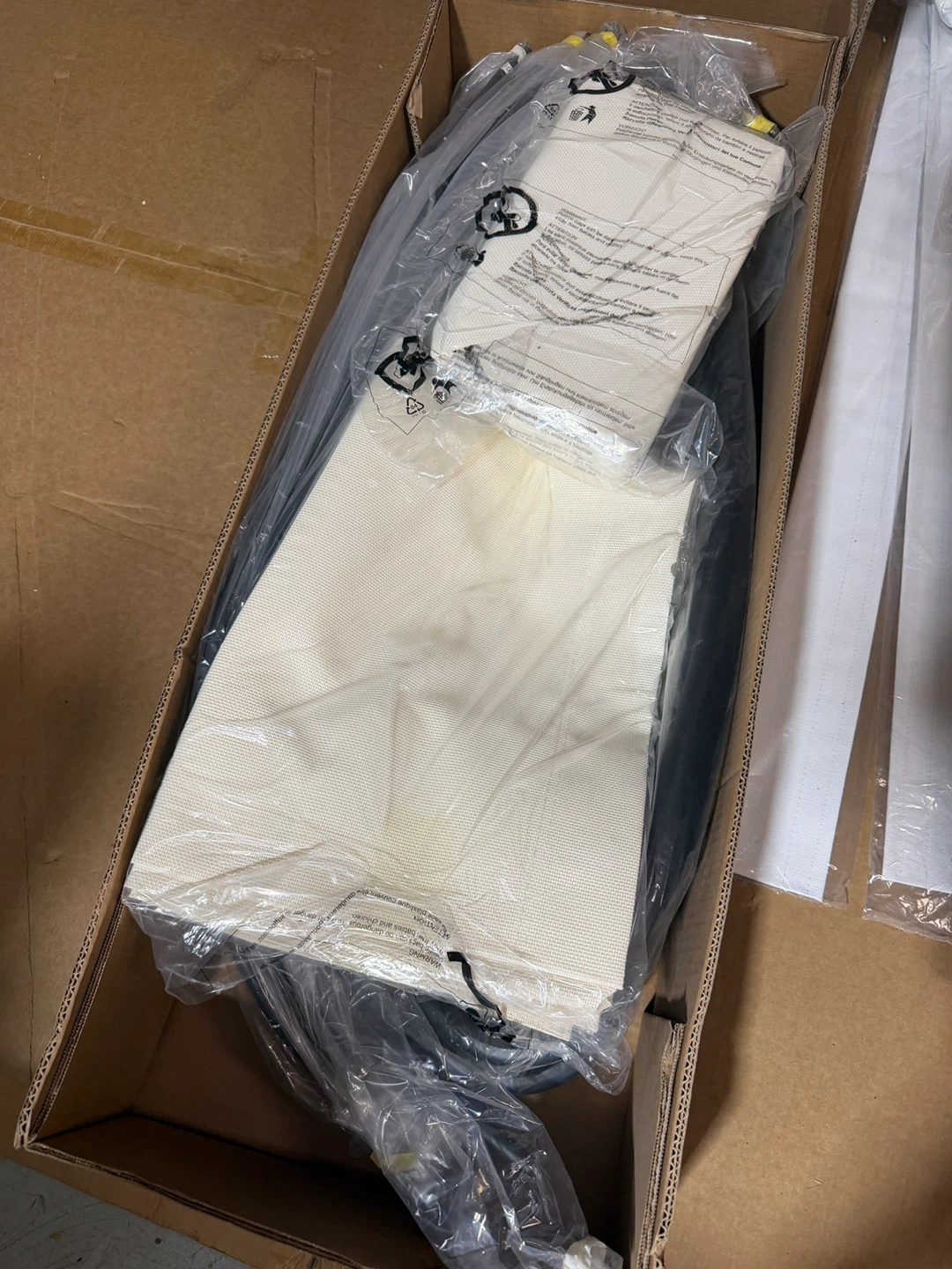 Set of 2!! BNIB!!!  Cream and Black Rocking Chair - photo 2