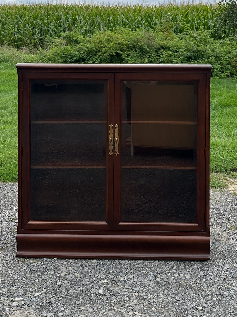 Vintage Gibbard Solid Cherry Cabinet / Bookcase (CAN DELIVER)