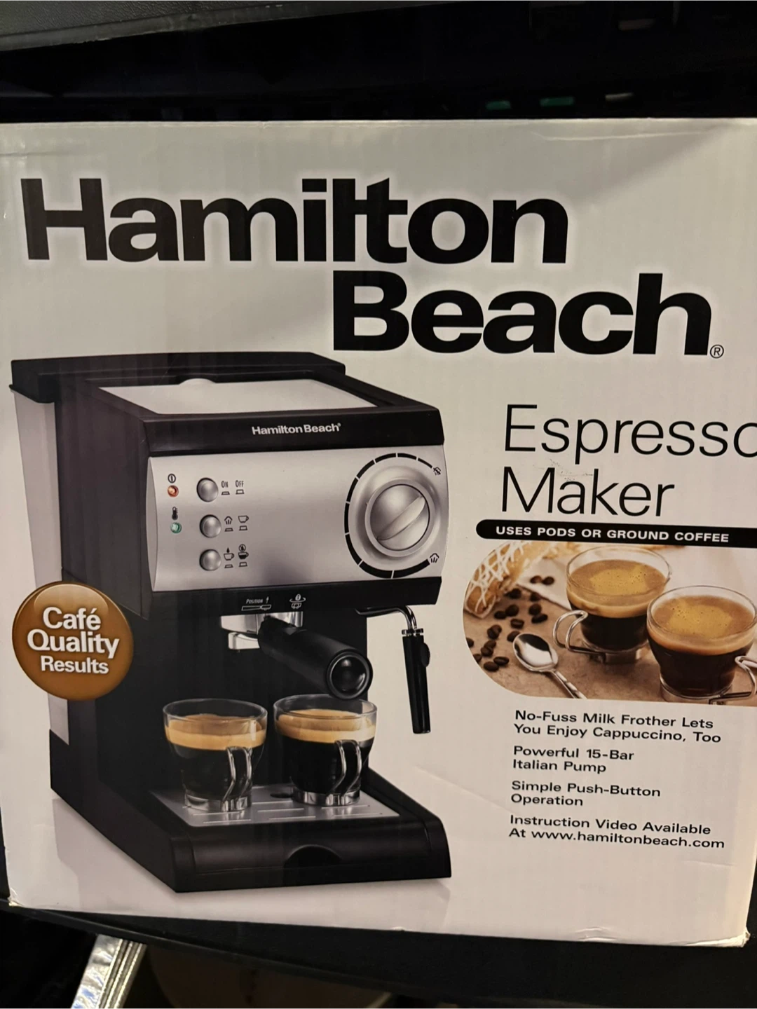 Hamilton Beach Espresso Maker