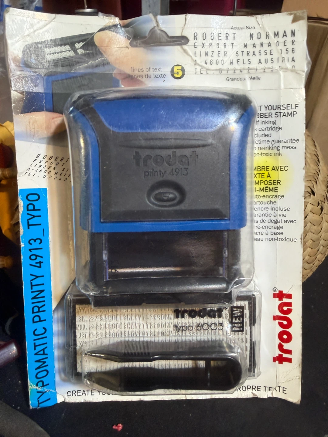 Trodat Printy 4913 Typo Stamp