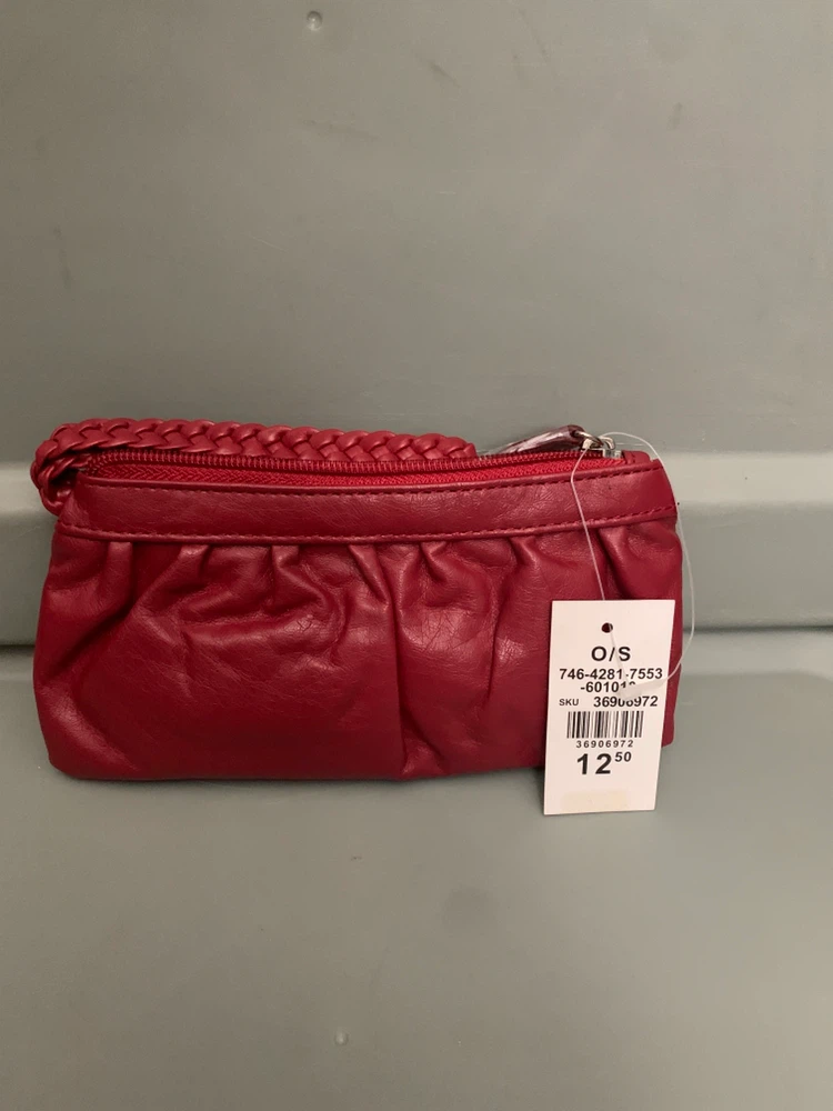 Red Wristlet Pouch