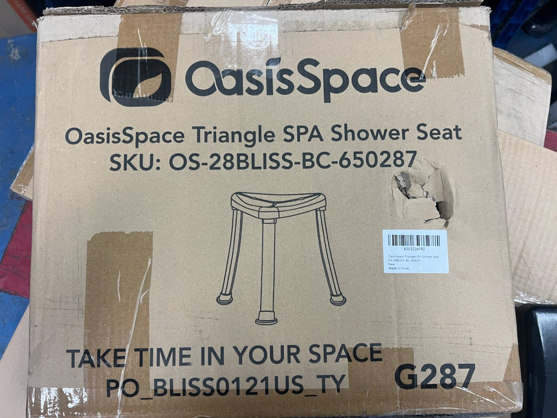 OasisSpace Triangle SPA Shower Seat