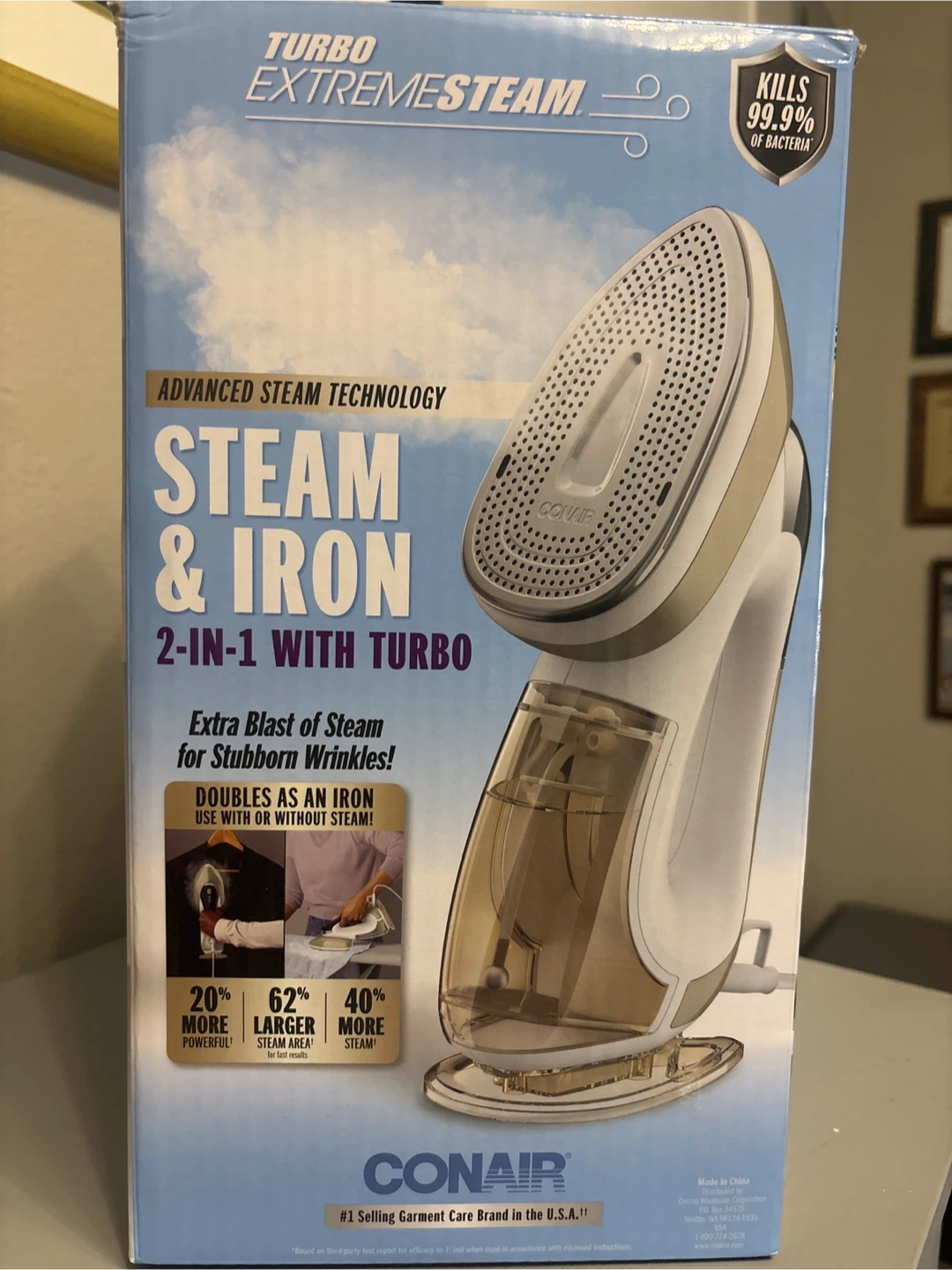 Conair Turbo ExtremeSteam Steam & Iron 2-in-1 with Turbo