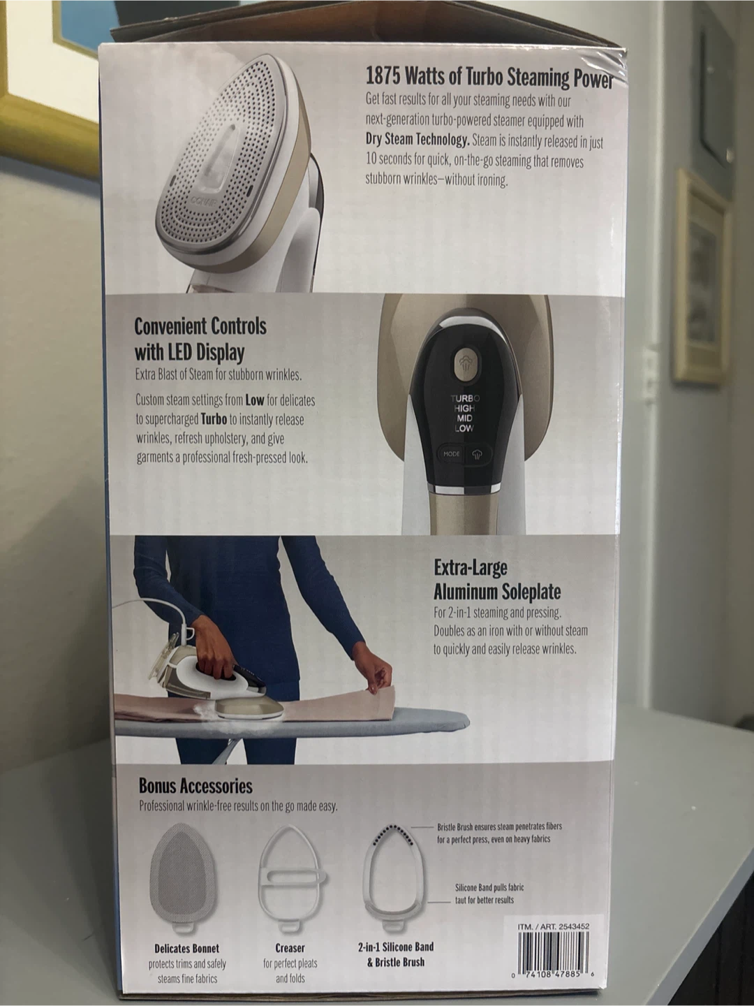 Conair Turbo ExtremeSteam Steam & Iron 2-in-1 with Turbo - photo 3