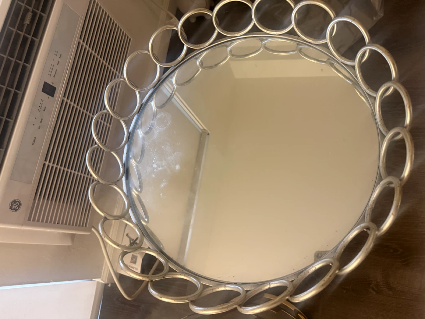 Set of Two Round Mirror Decorative Trays - photo 4