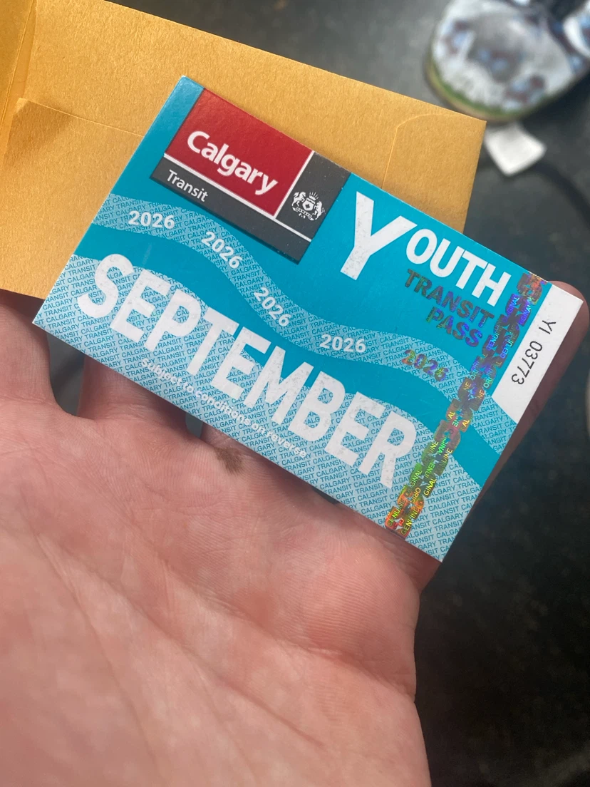 Calgary Transit Youth Pass September 2026