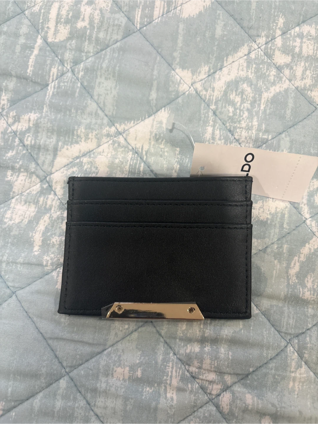ALDO Black Card Holder with Rhinestones - photo 2