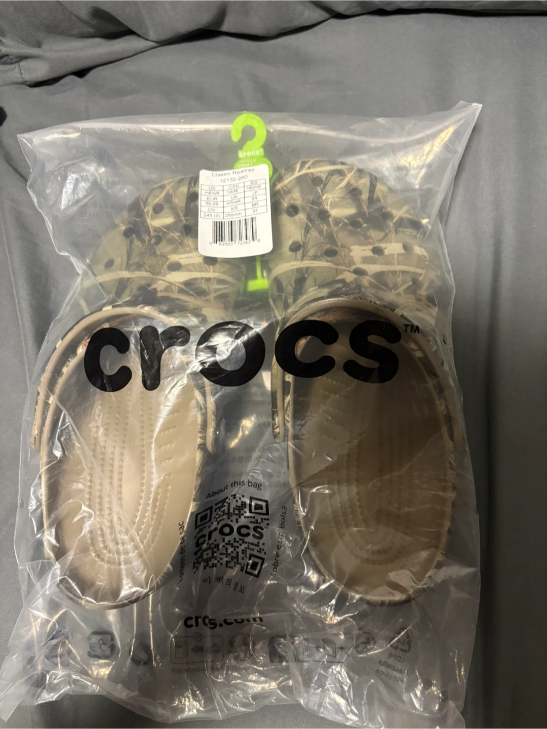 Crocs Classic Realtree Clogs Size M6/W8