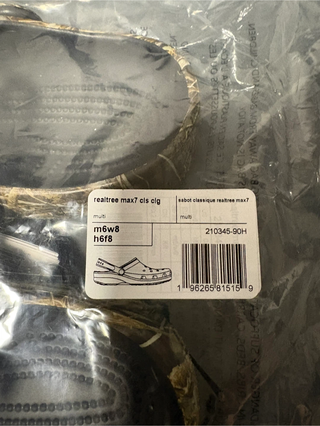 Crocs Realtree Max Clogs M6 W8 - photo 2