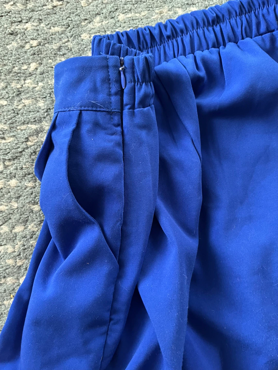 Royal Blue Pleated Culottes - photo 4
