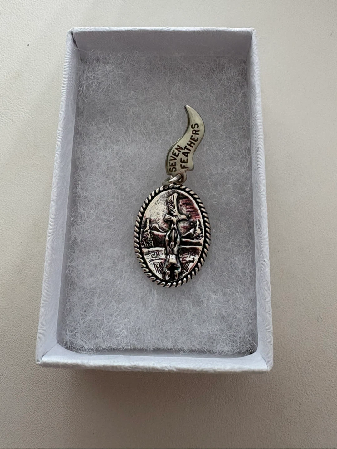 Seven Feathers Sterling Silver Pendant - photo 2