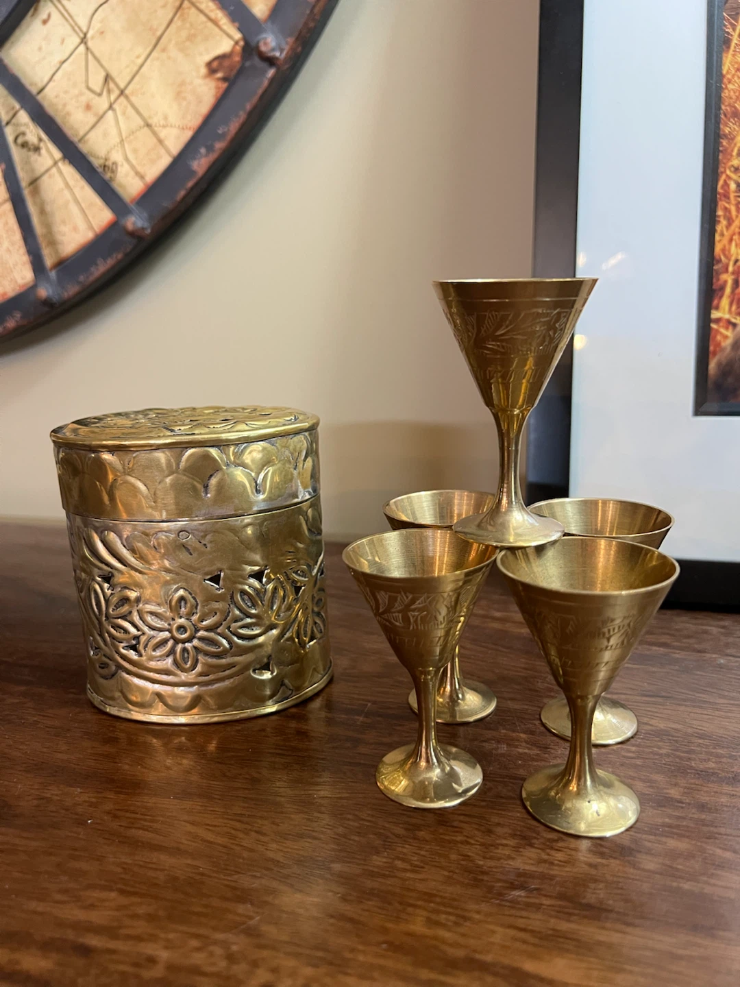 Vintage Brass Decor