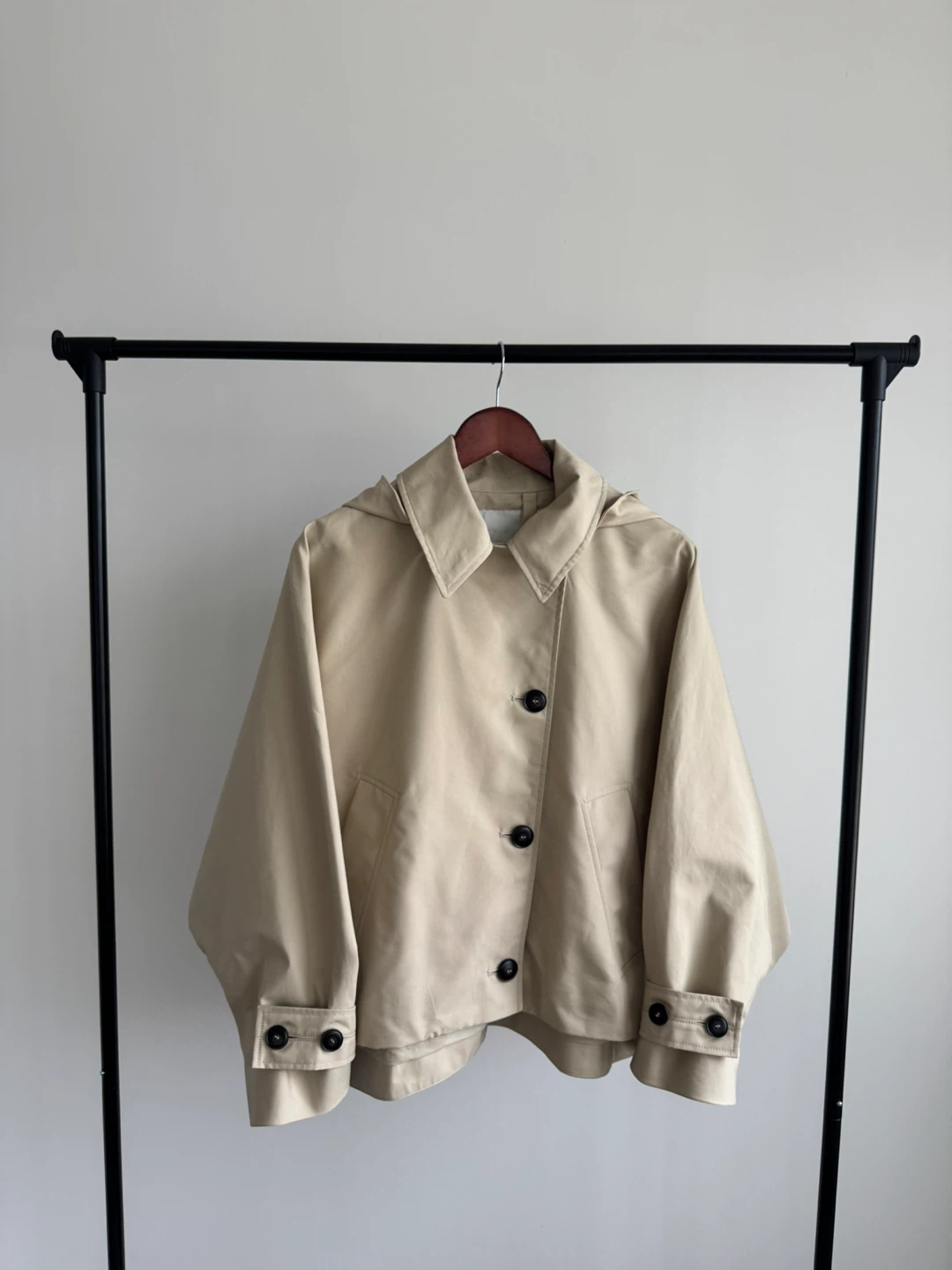 Zara Short Water-repellent Trench Coat