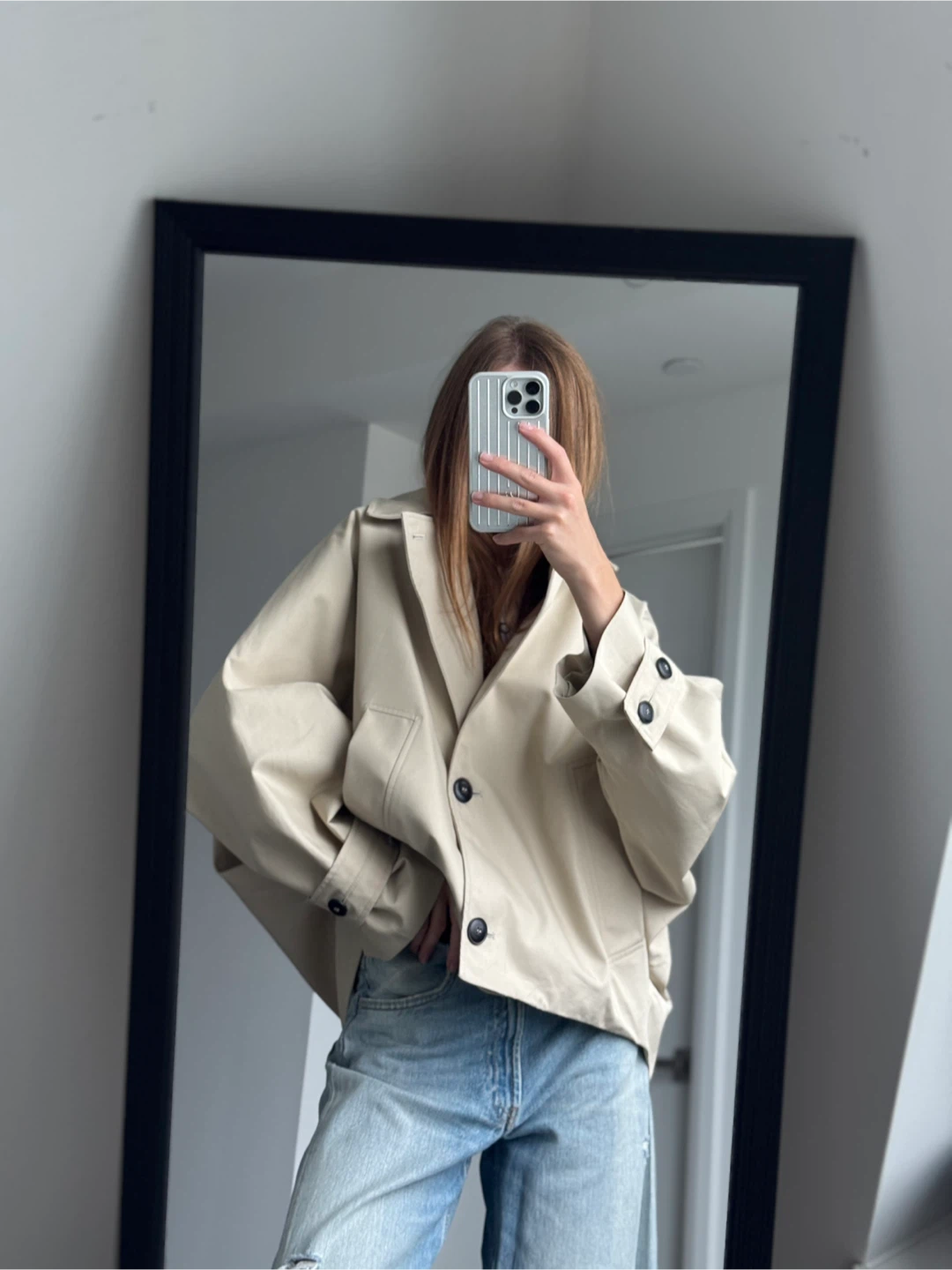 Zara Short Water-repellent Trench Coat - photo 2