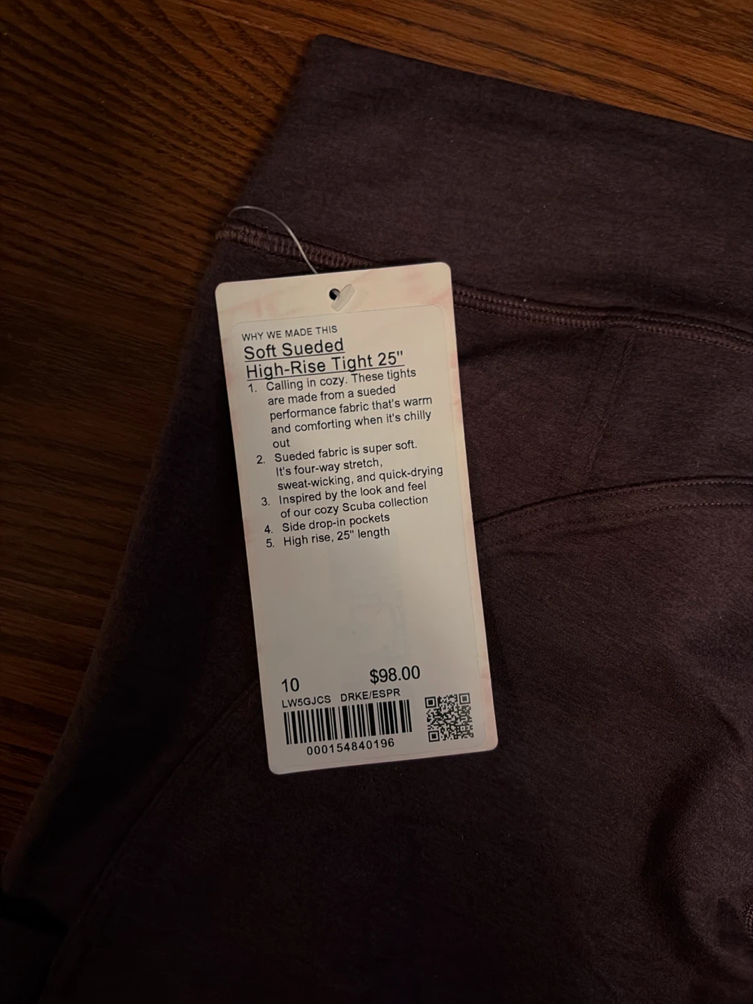 Lululemon Soft Sueded High-Rise Tight 25" - Size 10 - photo 4