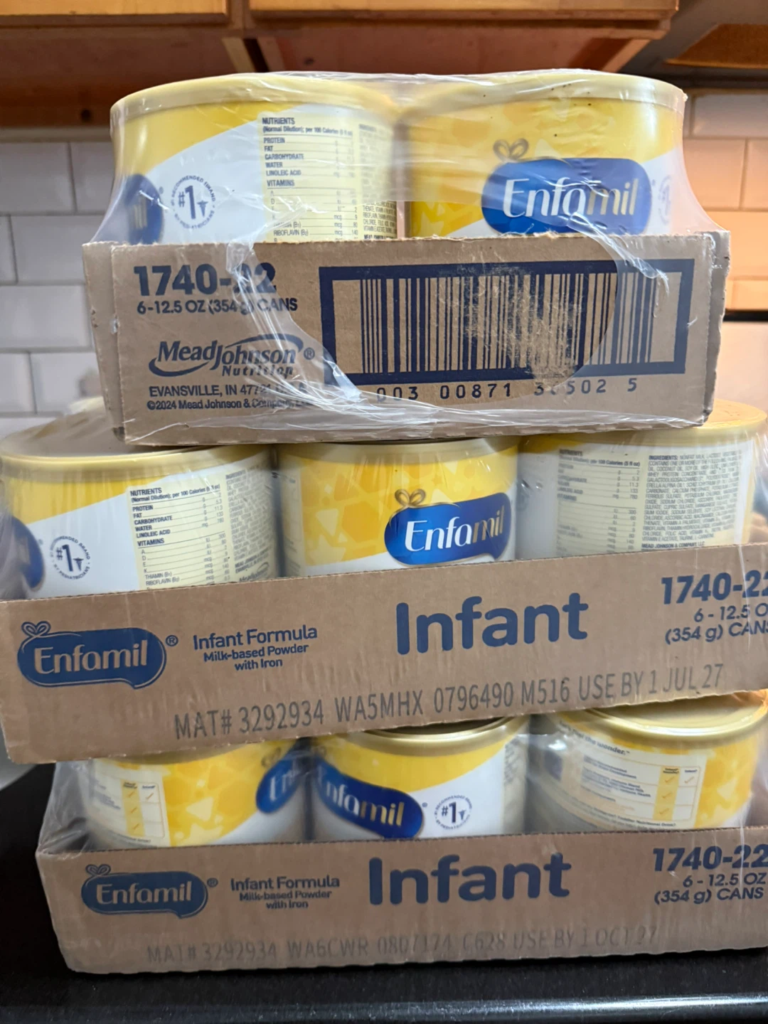 Enfamil Infant Formula 6-Pack.