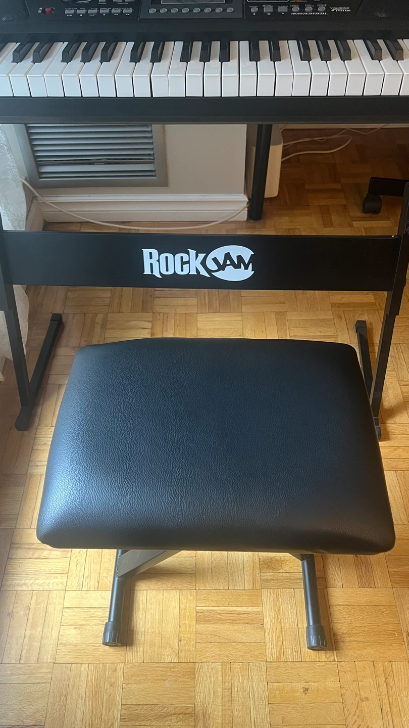 RockJamRJ561 Digital Keyboard 61keys with stand,music rest&bench - photo 4
