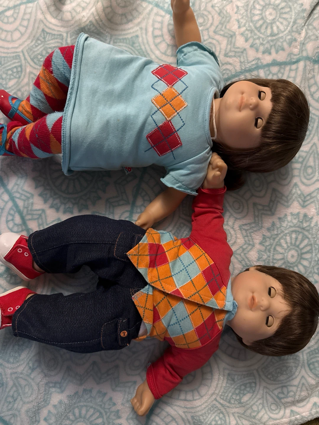 American Girl Dolls Boy and Girl Set
