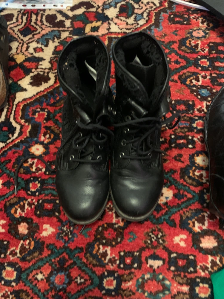 Rock & Candy by Zigi Black Lace Boots