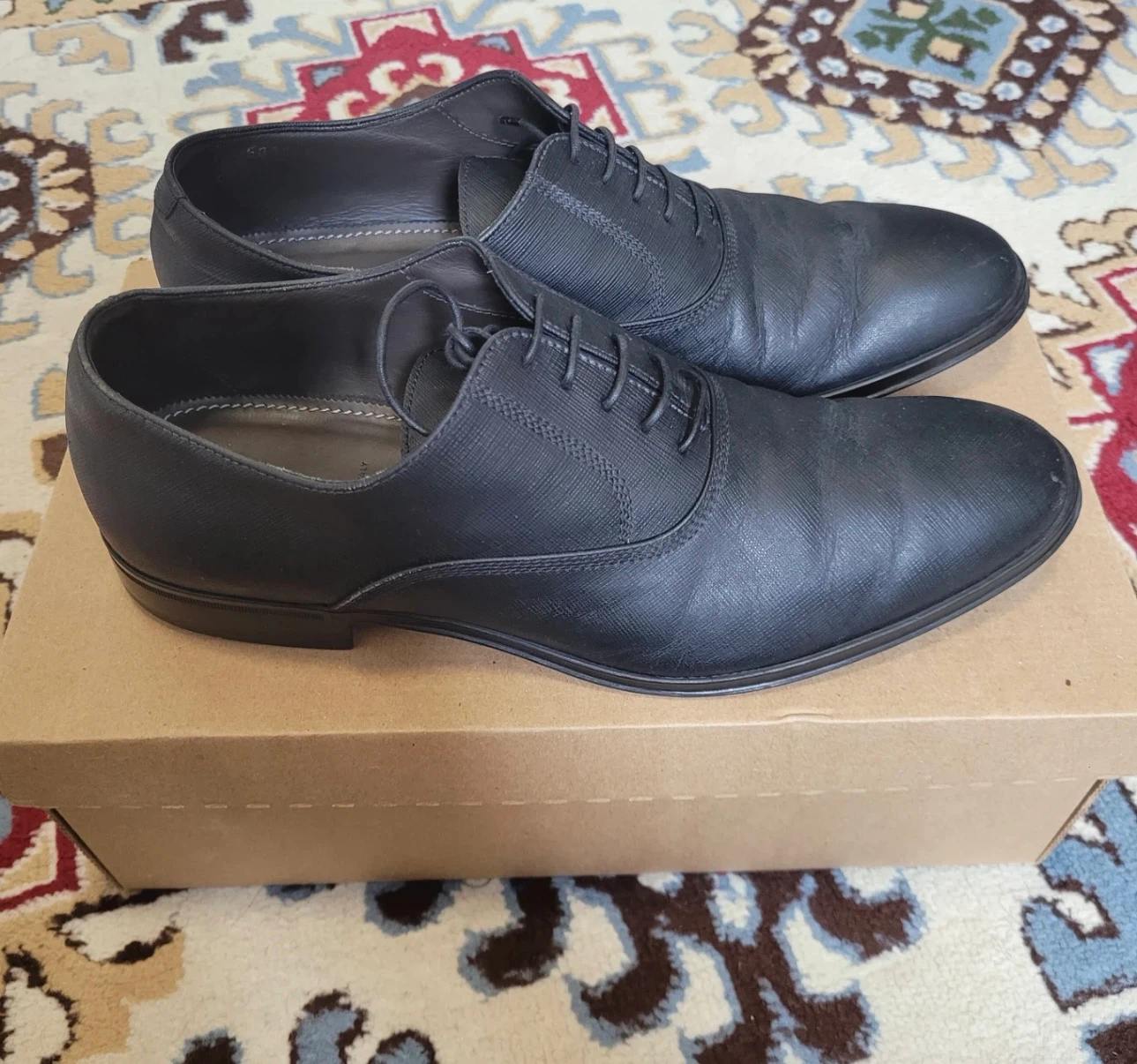 Hugo Boss Men's Black Dress Shoes - photo 2