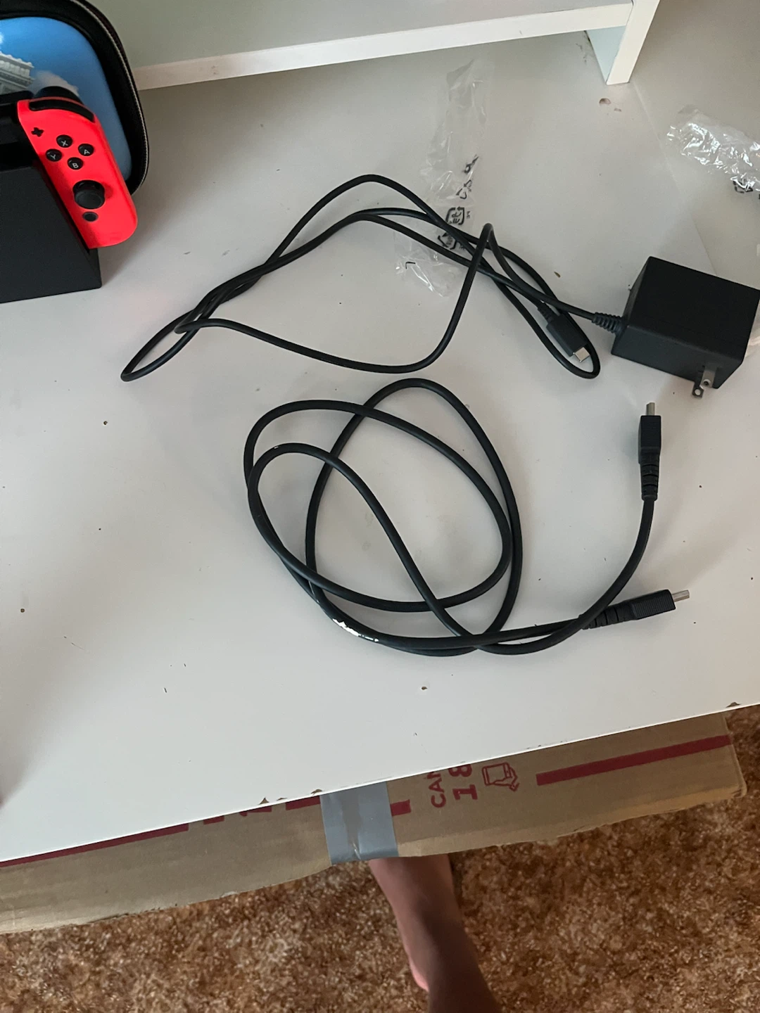 Nintendo Switch Console with Neon Red & Blue Joy-Cons - photo 2