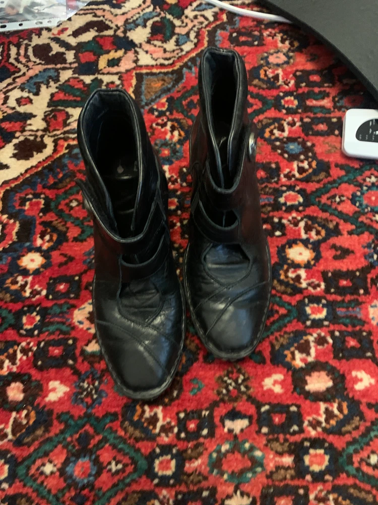 Josef Seibel Black Ankle Boots Size 37