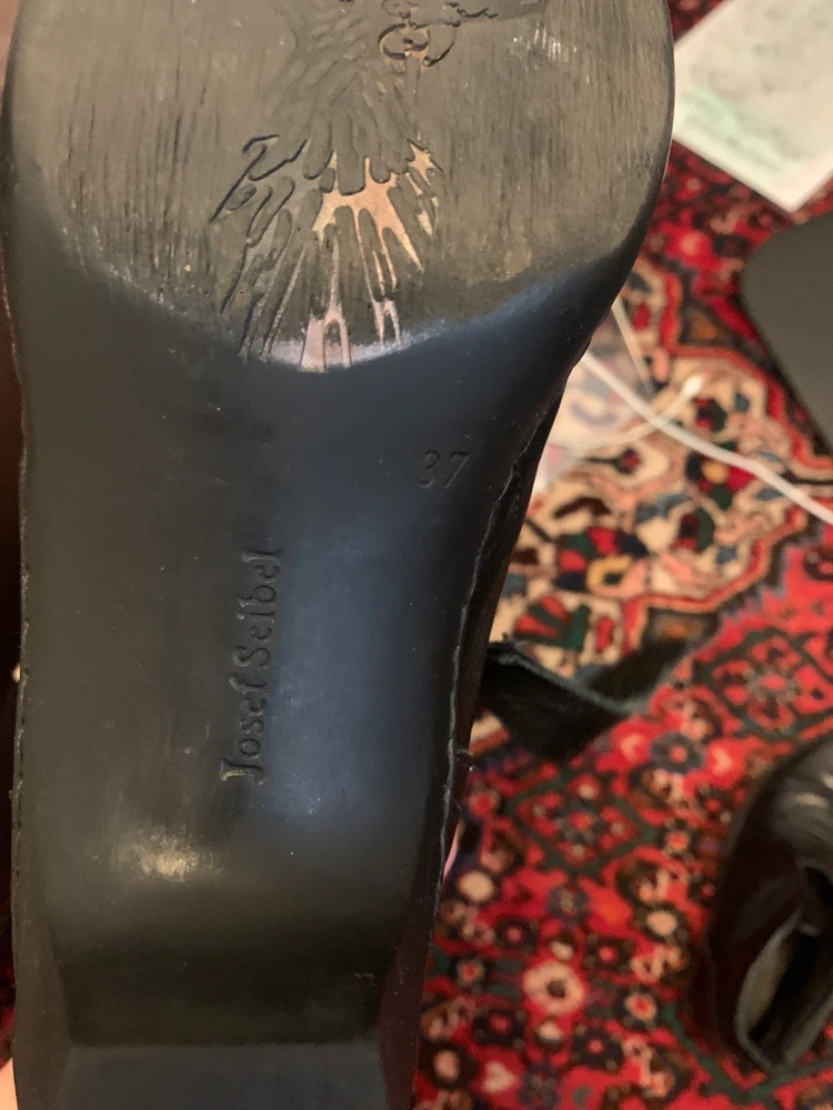 Josef Seibel Black Ankle Boots Size 37 - photo 4