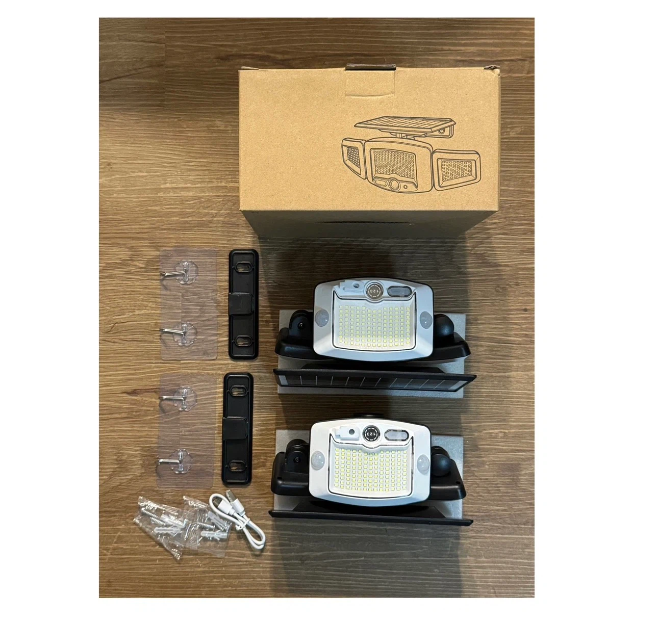 Brand new 2 PCS Solar Lights Outdoor Waterproof - photo 2