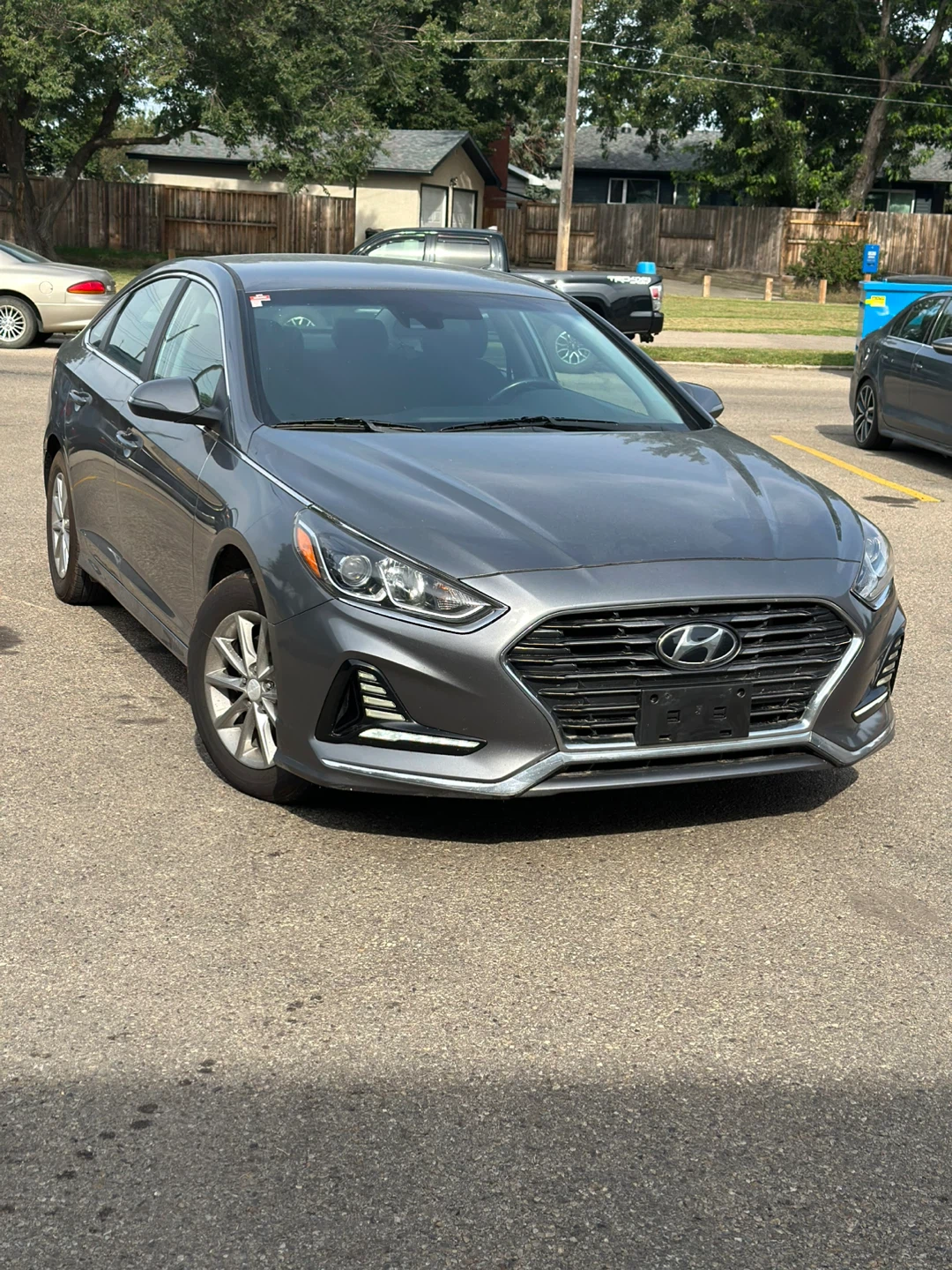 2018 Hyundai Sonata Grey Sedan SE - photo 3