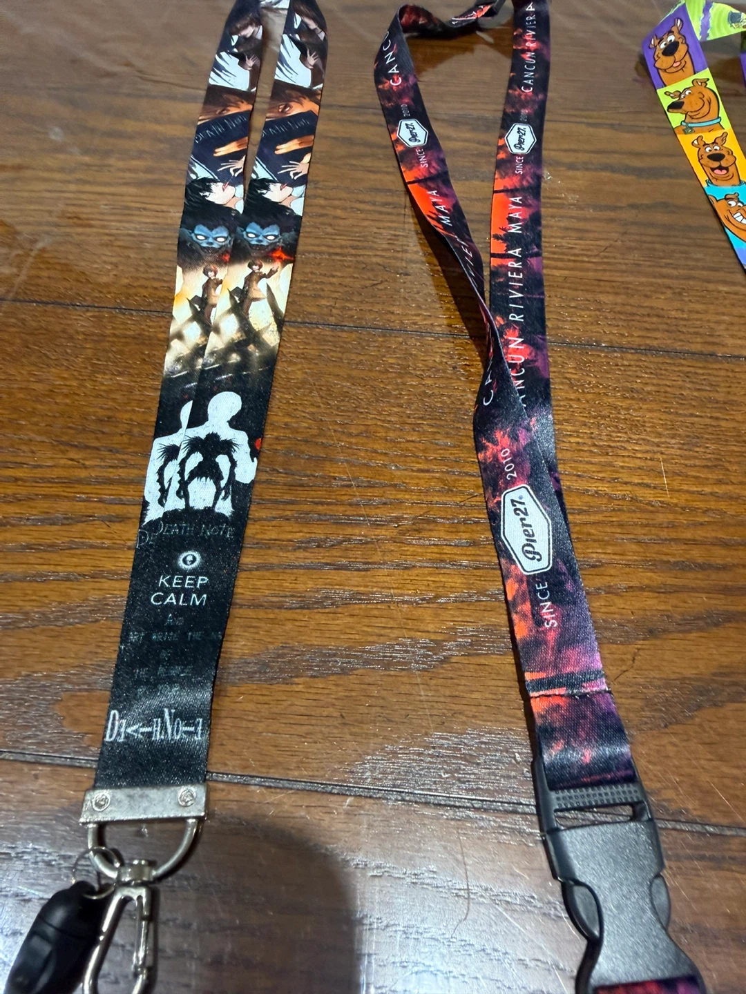 4 Lanyards - Scooby-Doo, Death Note & Cancun - photo 3