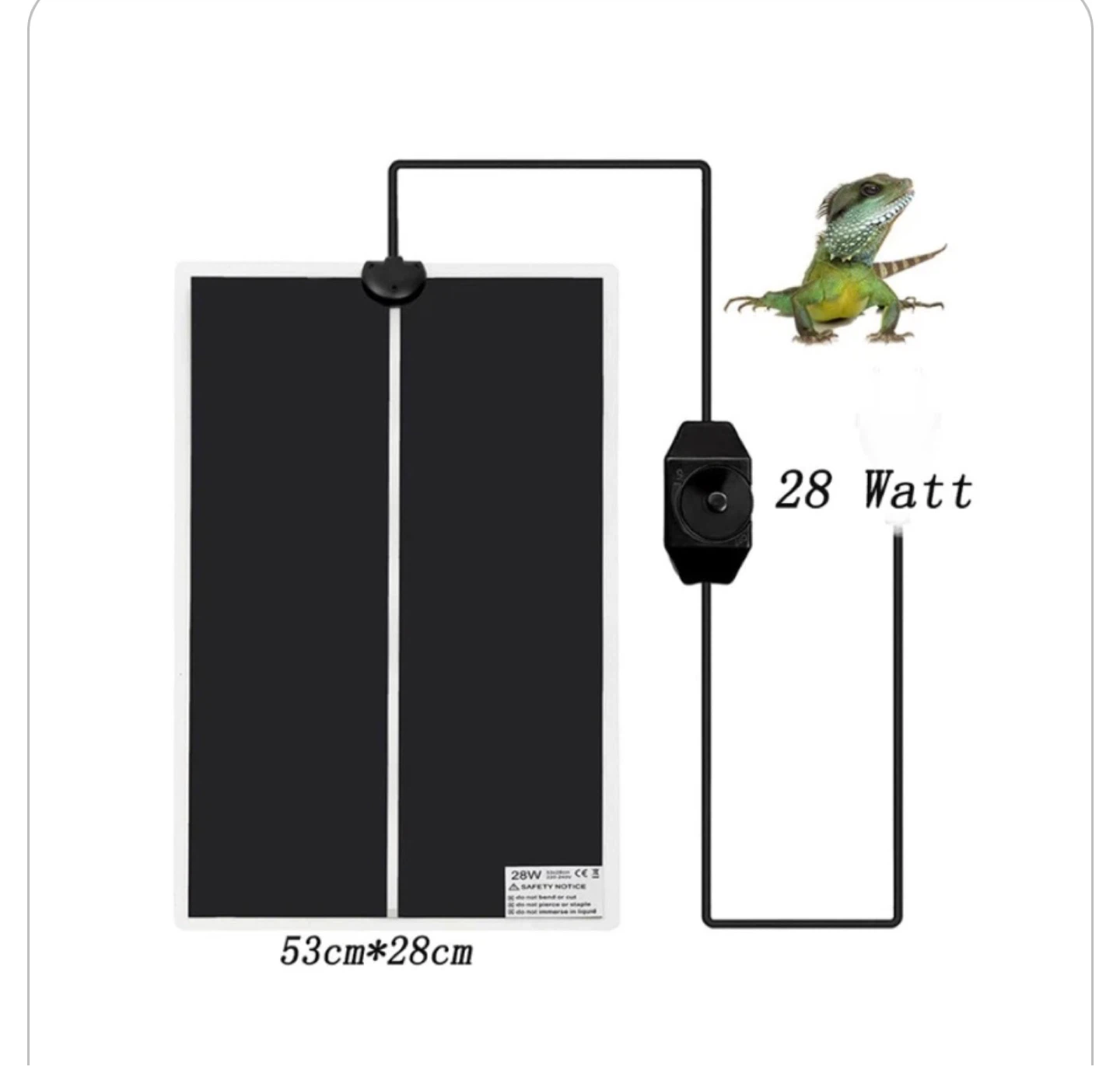 REPTILE HEATING MAT 53X28CM 28W - photo 2
