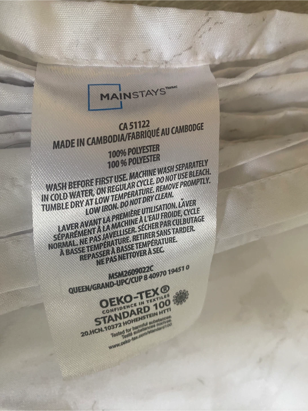 Mainstays Queen Sheet Set - photo 5