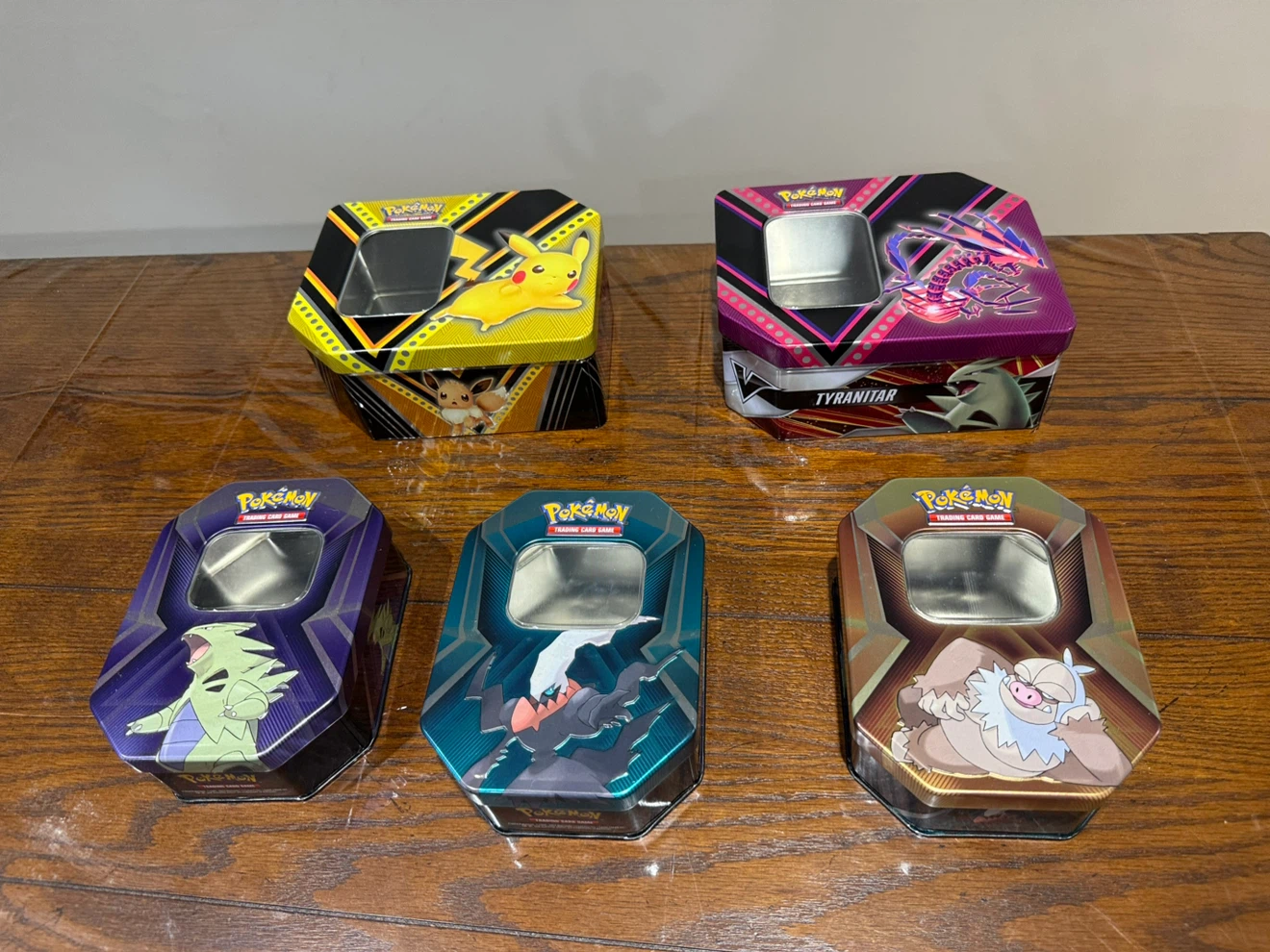 Pokemon Trading Card empty Tins - photo 2