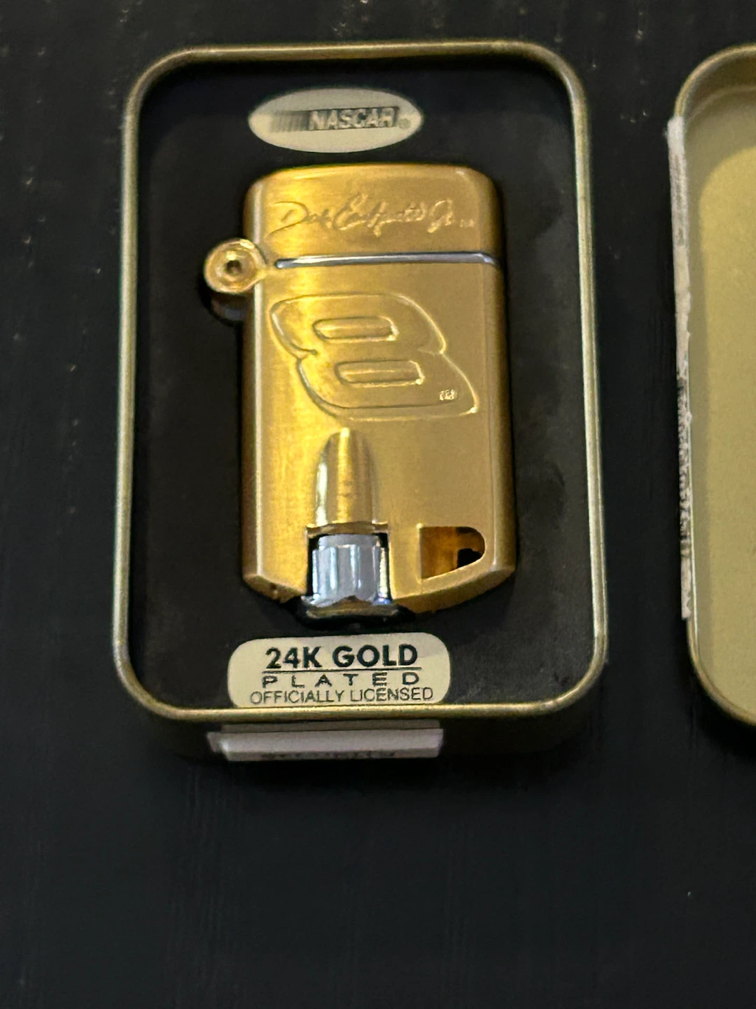NASCAR Dale Earnhardt Jr. 8 24K Gold Plated Lighter - photo 3