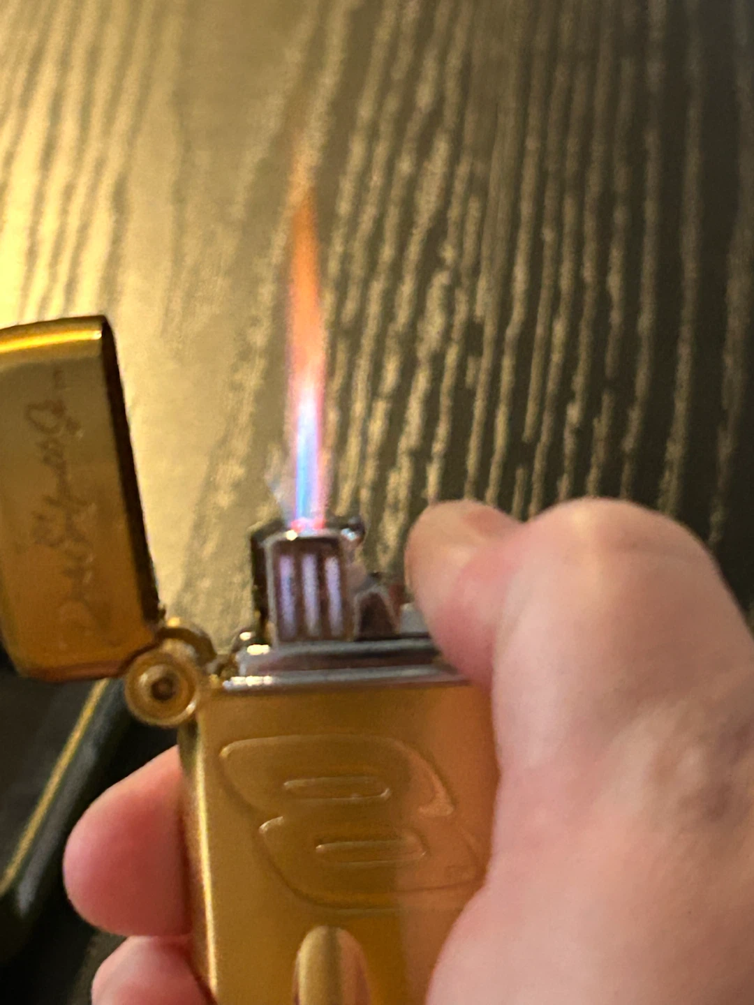 NASCAR Dale Earnhardt Jr. 8 24K Gold Plated Lighter - photo 5