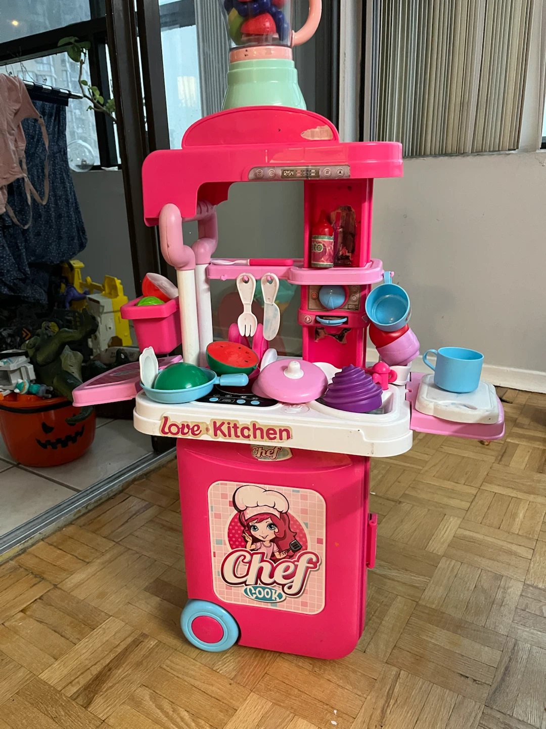 Love Kitchen Chef Toy Set along with mixer