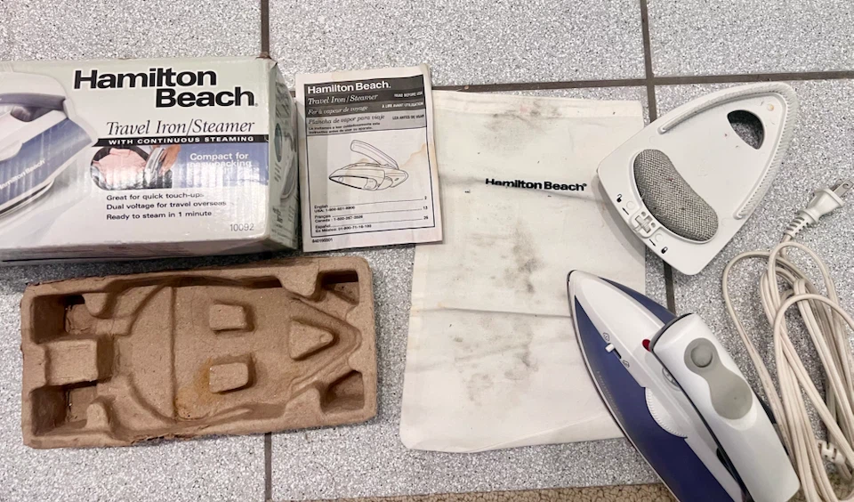 Hamilton Beach Travel Iron/Steamer 10092 - photo 5