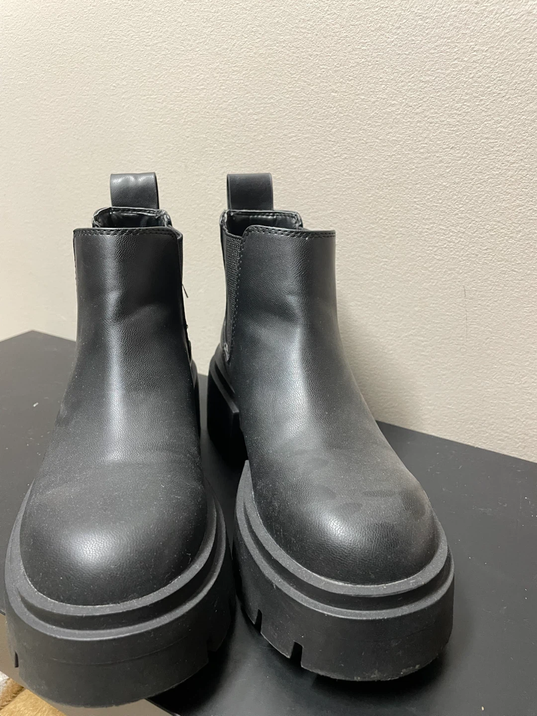 Black H&M Platform Chelsea Boots - photo 2