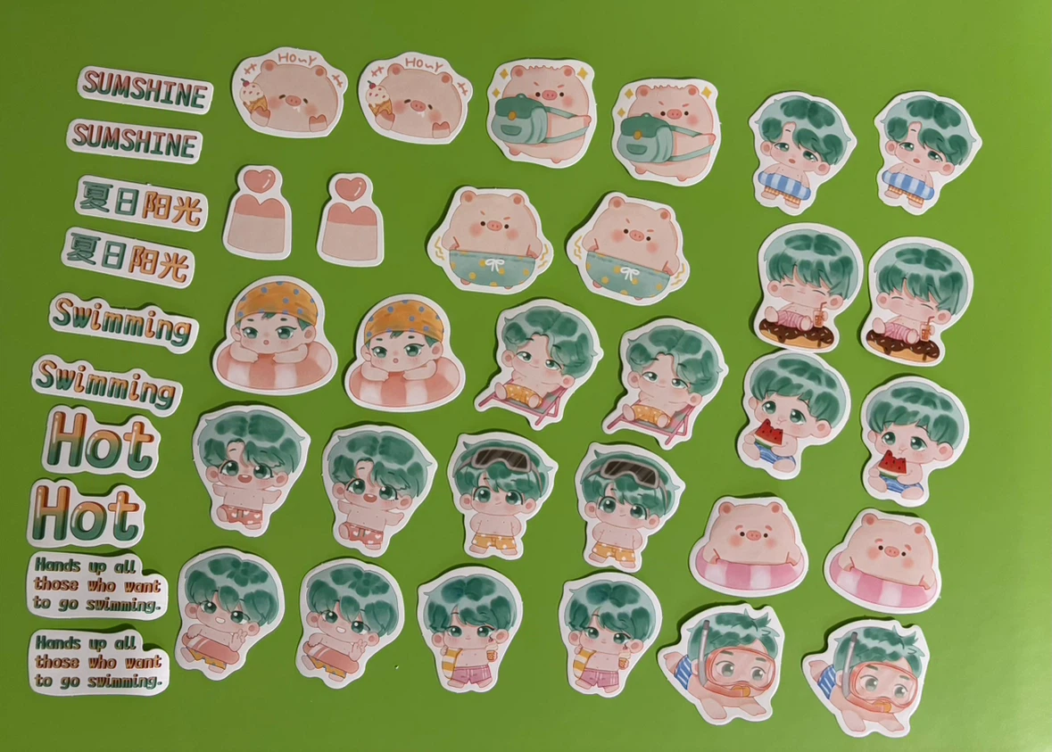 Large Collection of Decorative Stickers