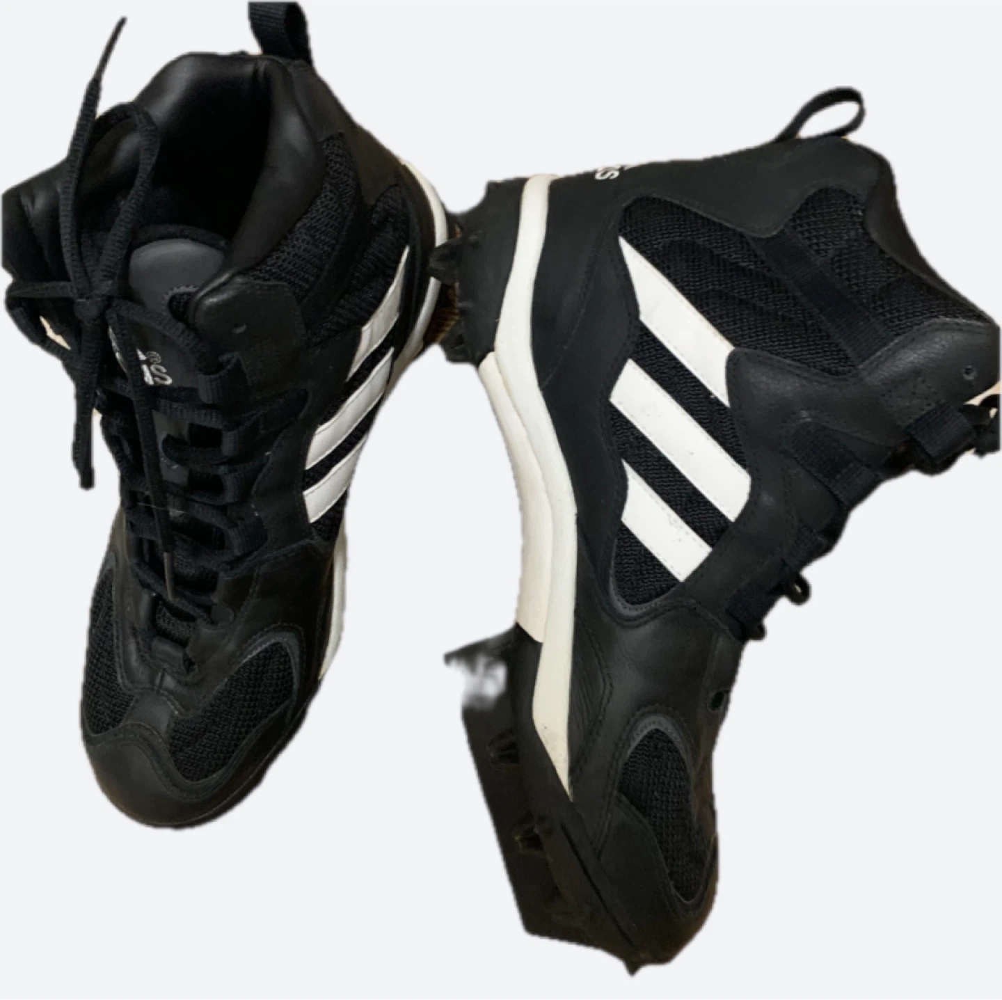 Men’s Adidas High-Top Sneakers Size 8.5 - photo 2