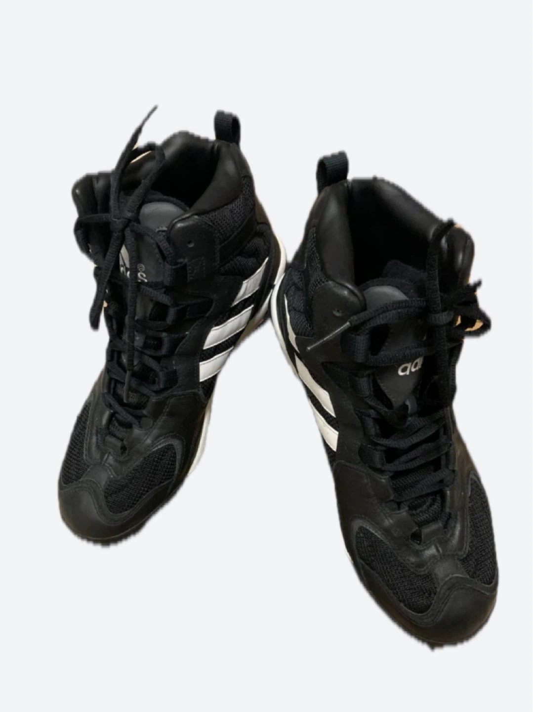 Men’s Adidas High-Top Sneakers Size 8.5 - photo 3