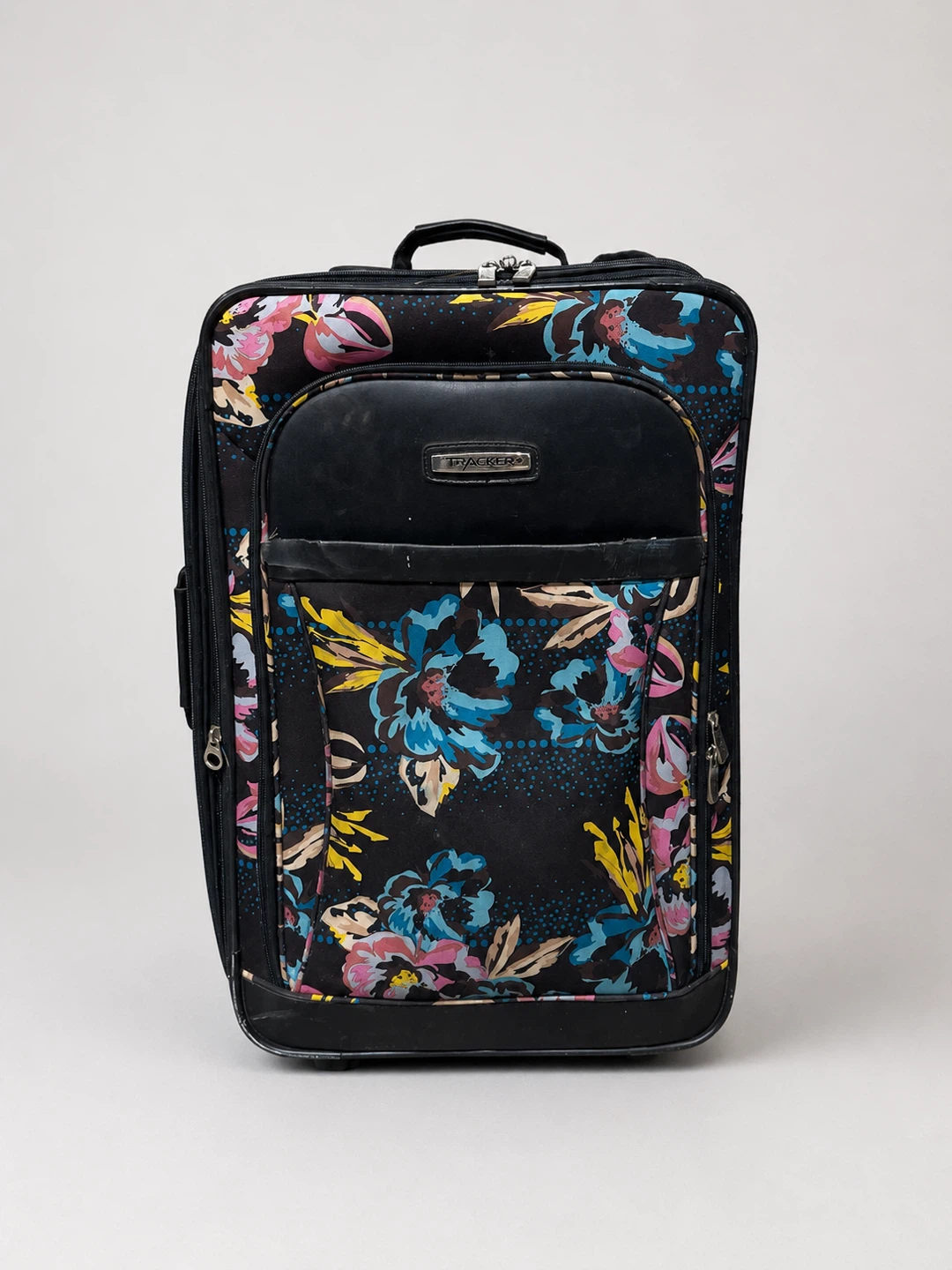 Large Tracker Rolling Suitcase – Floral Design