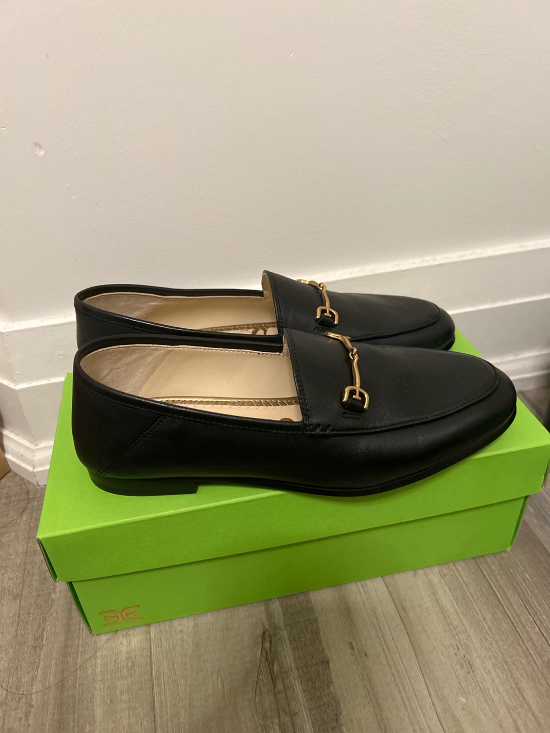 Sam Edelman Loraine Loafers Black Leather Size 6 - photo 2